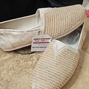 Bob’s Gold and Pearl Slip ons